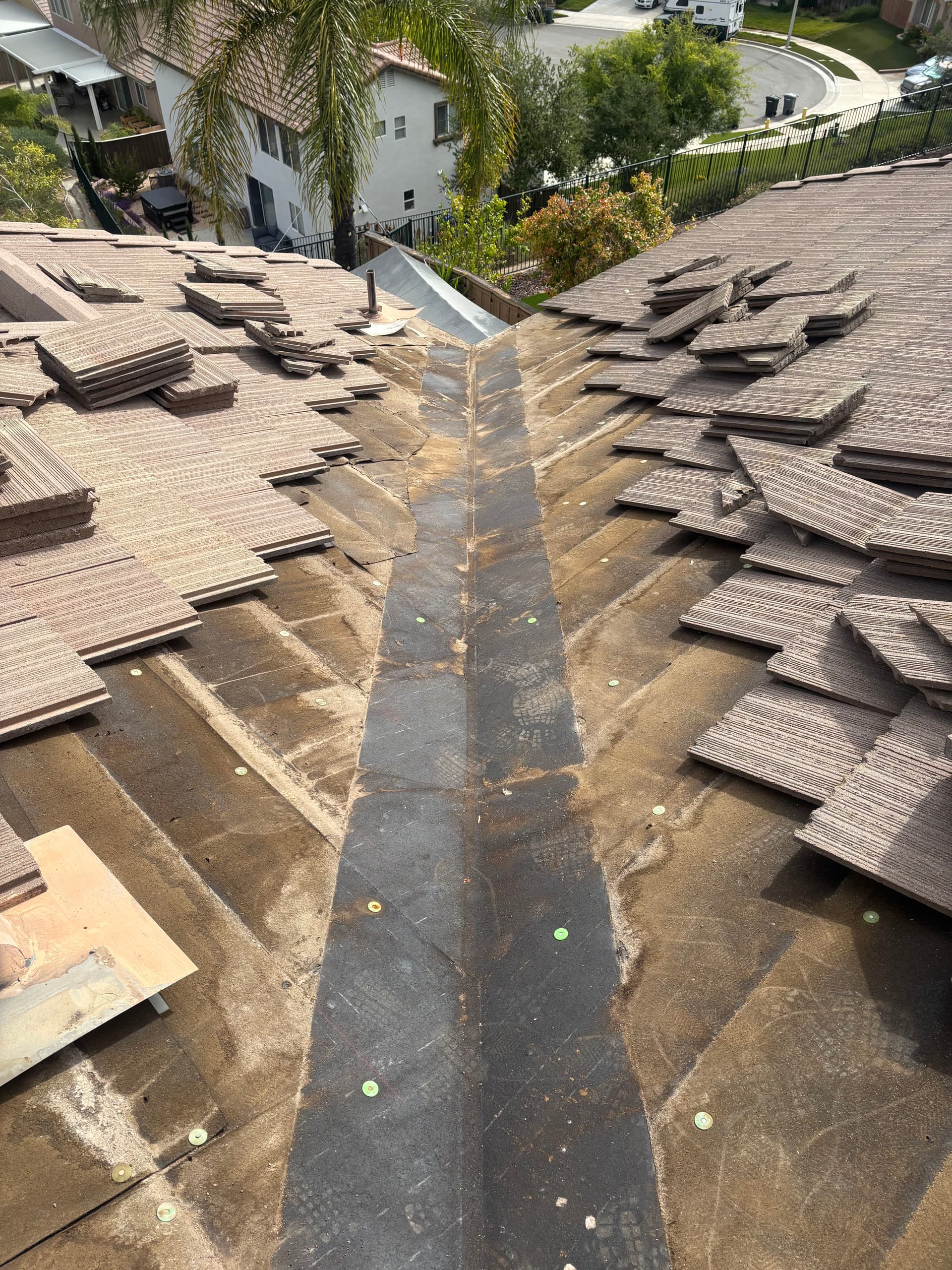 Tile Roof Valley Repair Done the Right Way image
