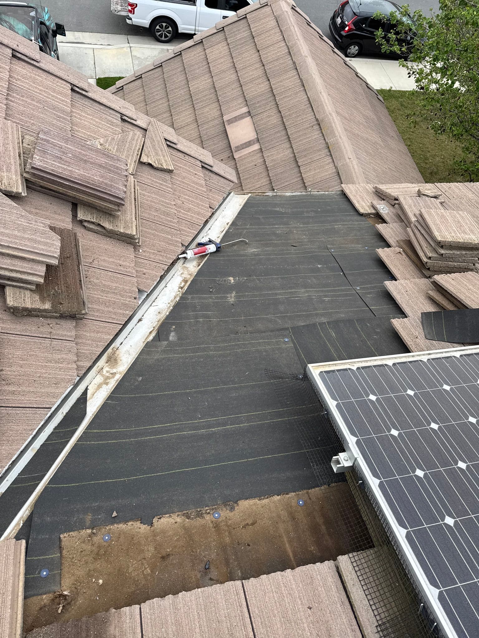 Gallery photos for Tile Roof Valley Leak Repair Done Right: Image #2