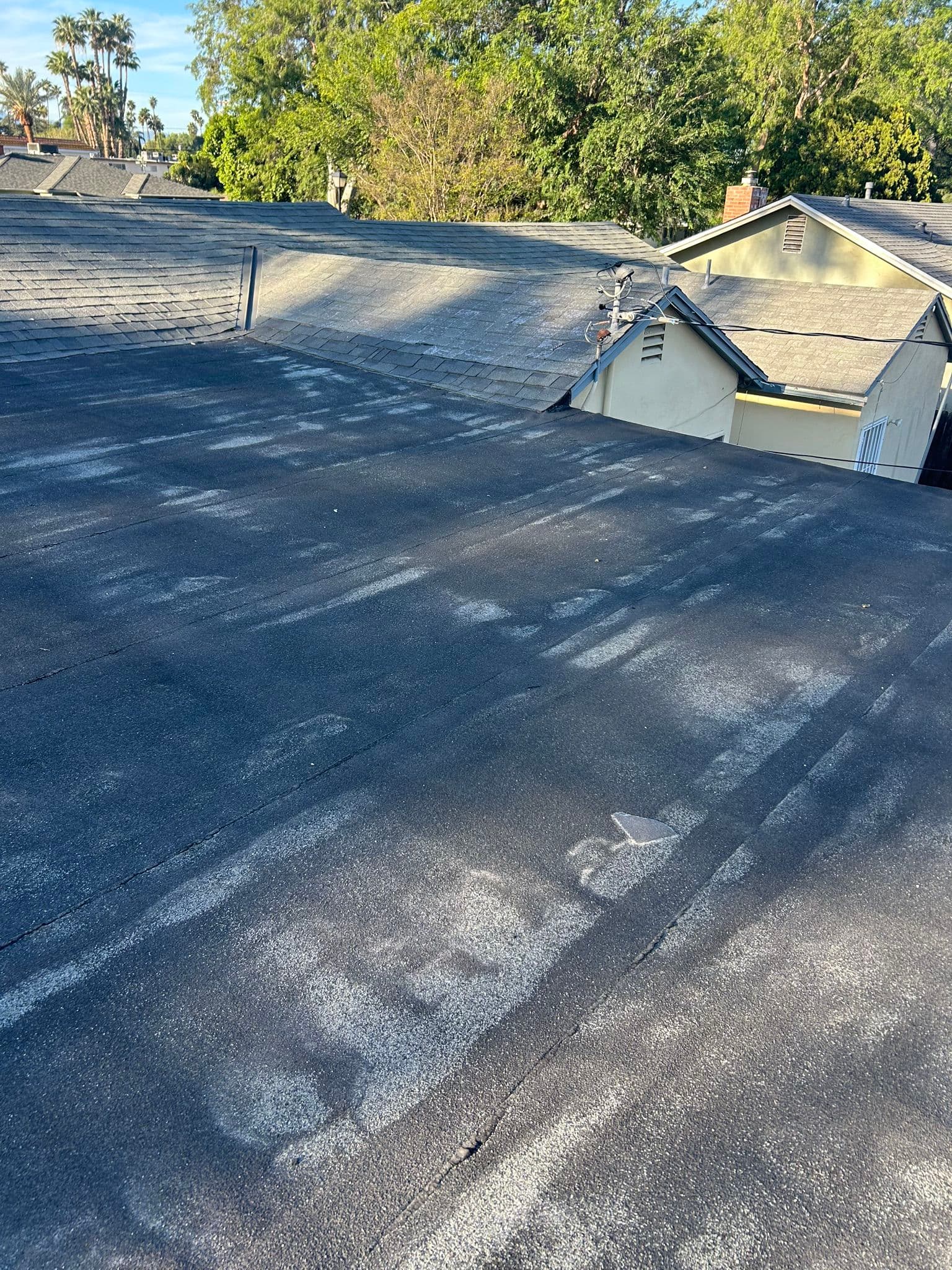 Gallery photos for Flat Roof Repair and Silicone Coating Done Right: Image #1