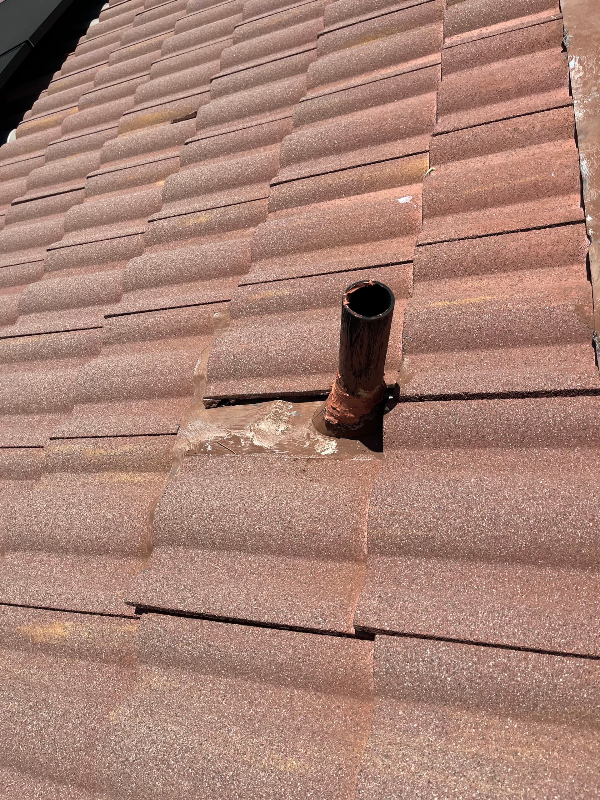 Gallery photos for Tile Roof Repair - Broken Tiles, Slipped Tiles, and Sealed Vent Pipes: Image #1