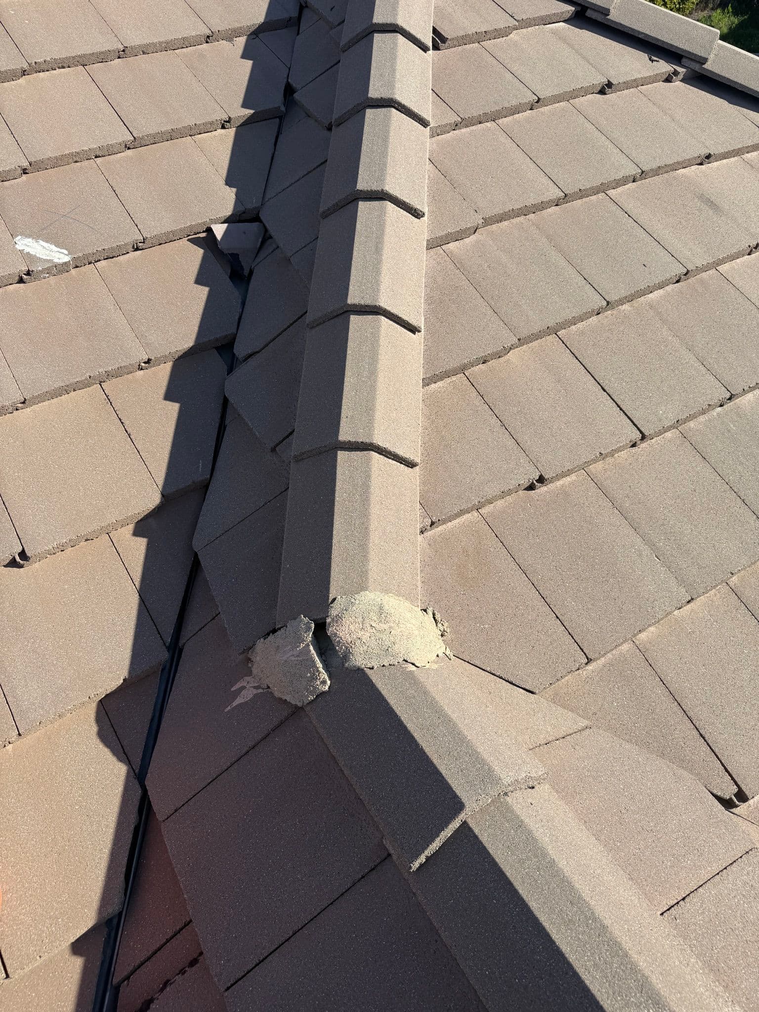 Gallery photos for Cracked Mortar on a Tile Roof Is a Leak Waiting to Happen: Image #2