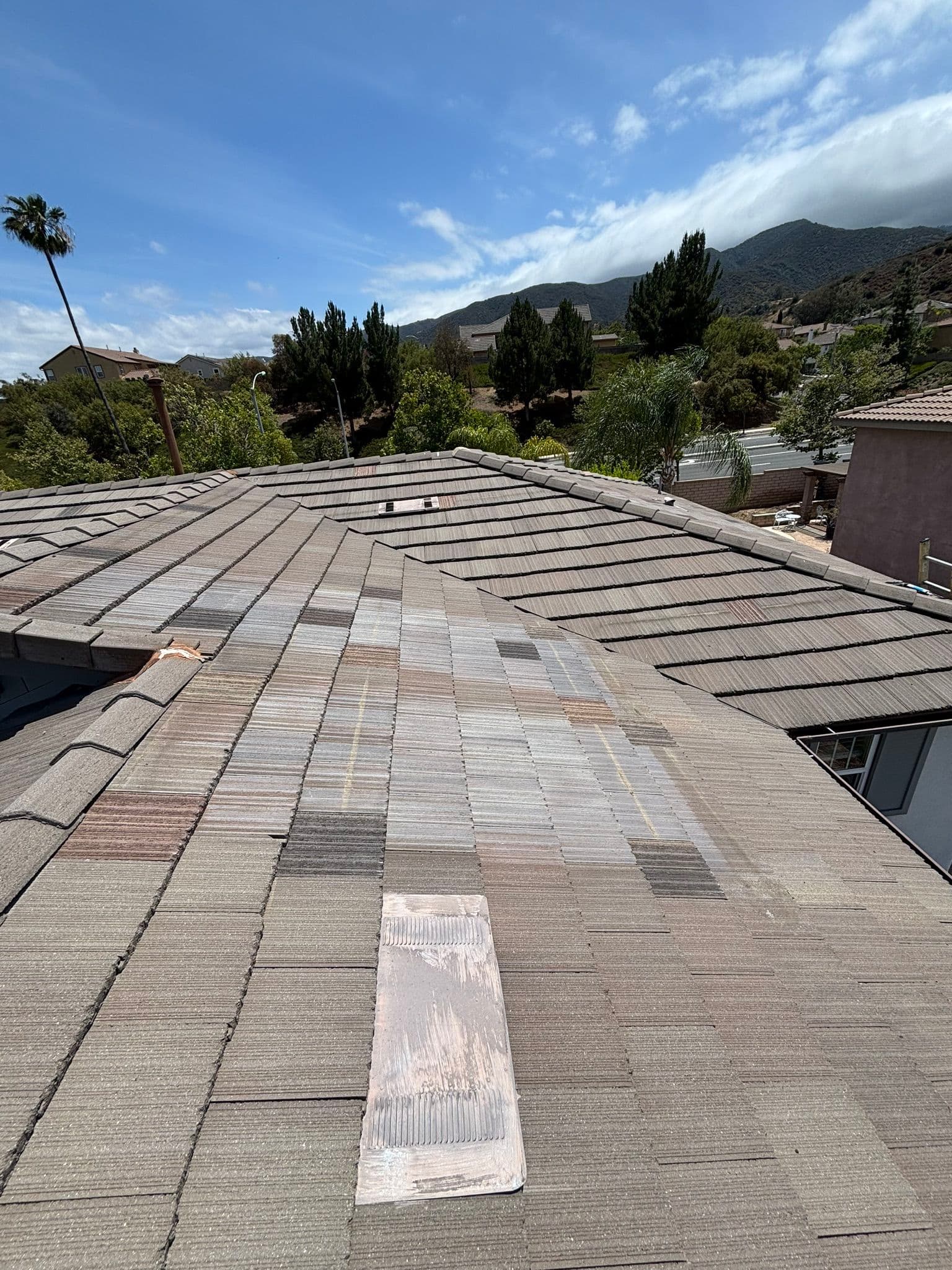 Gallery photos for Tile Roof Repair Done Right - Broken Tiles Replaced and Sealed: Image #3