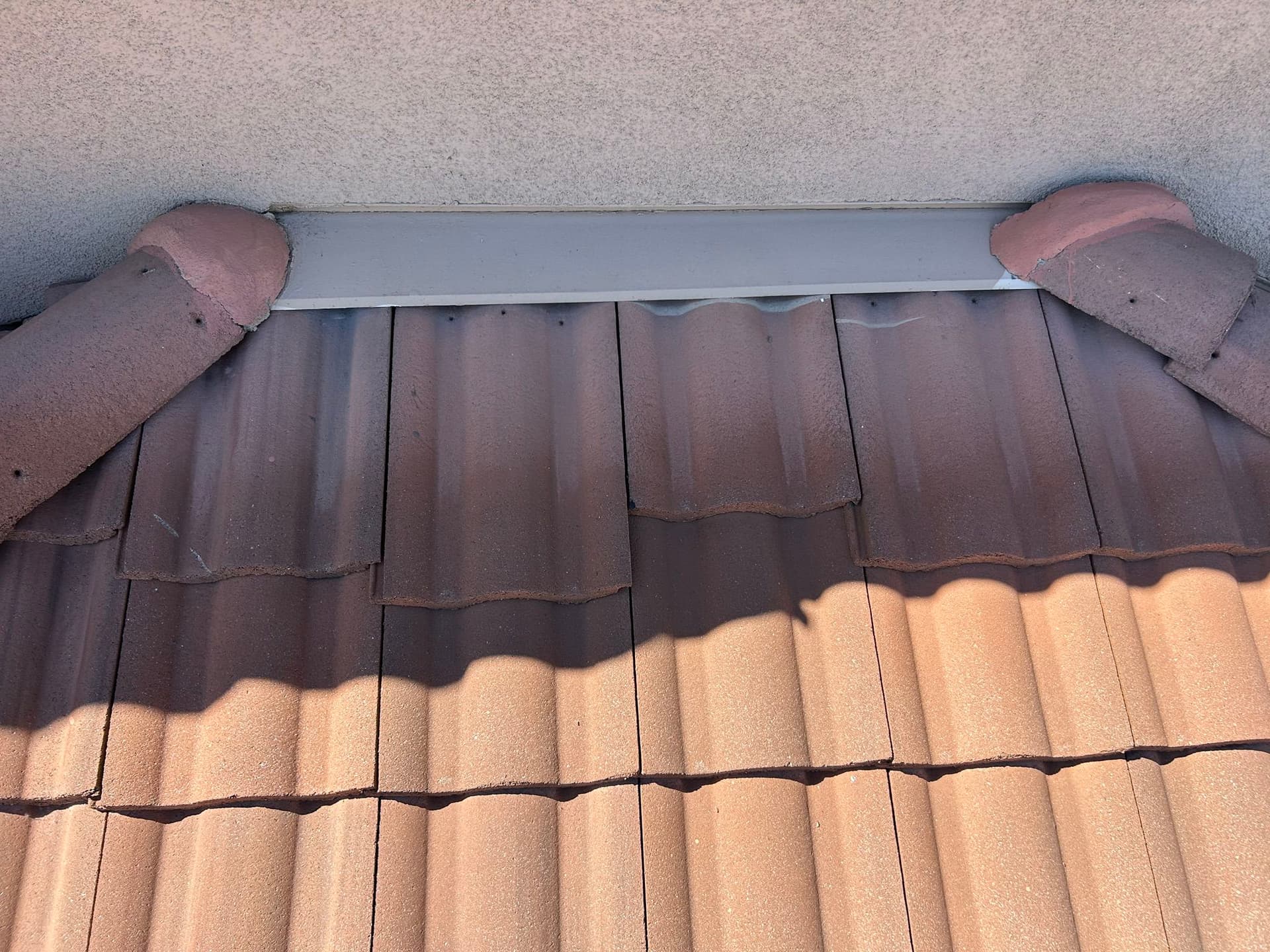 Slipped and Cracked Eagle Malibu Tiles Secured and Replaced image