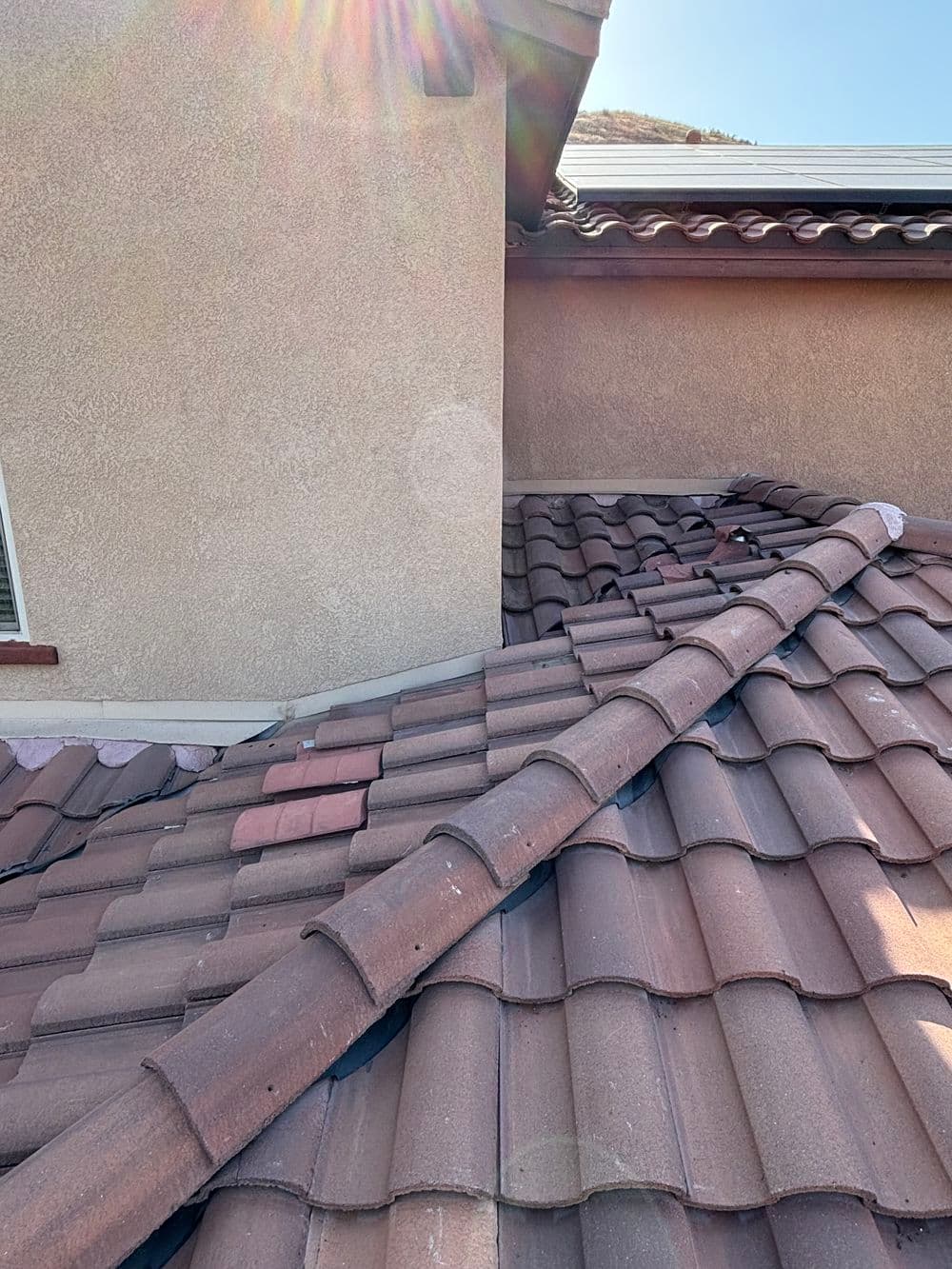 Tile Roof Leak Repair with Upgraded Underlayment in Lake Elsinore