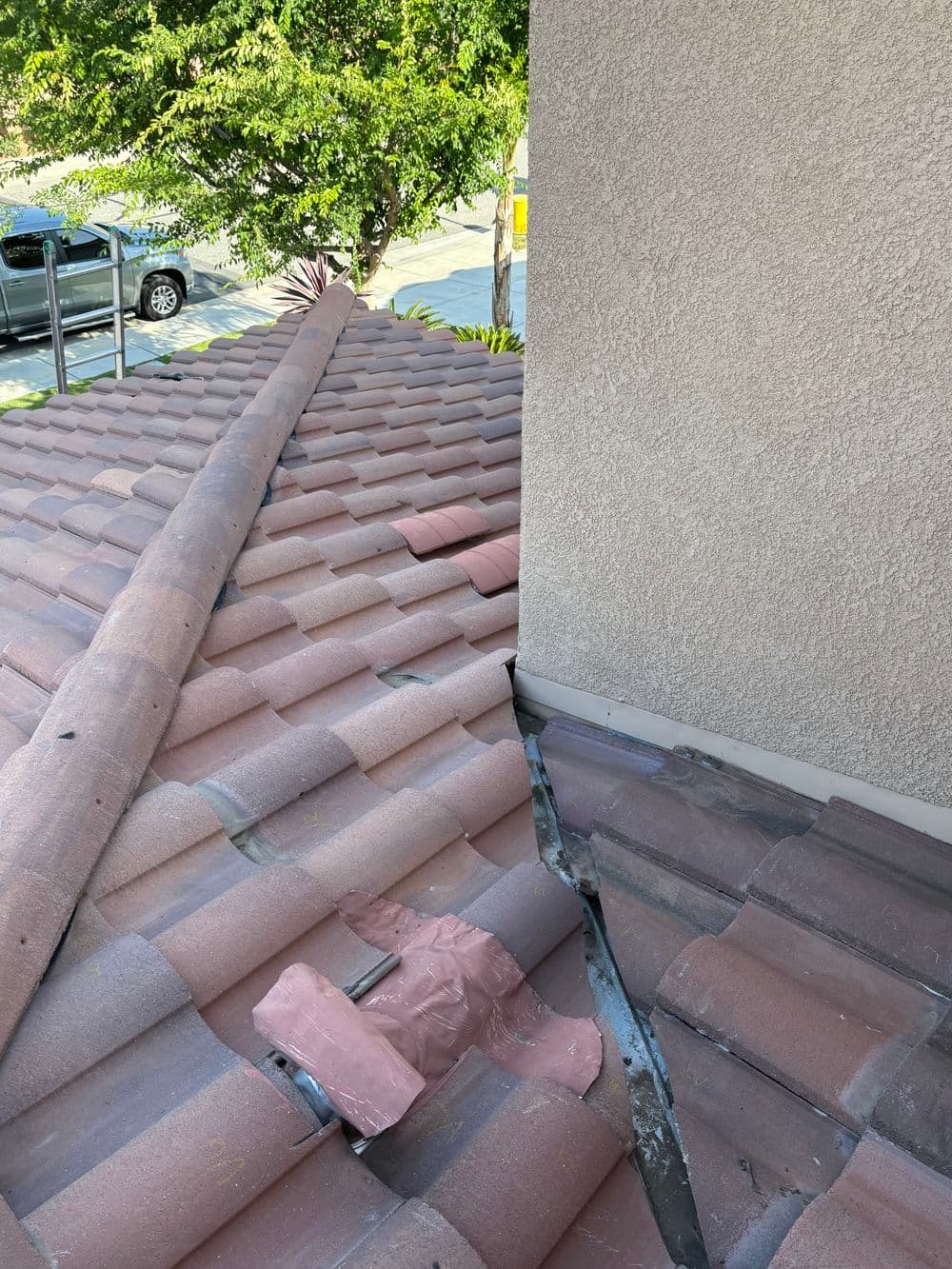 Tile Roof Leak Repair with Upgraded Underlayment in Lake Elsinore
