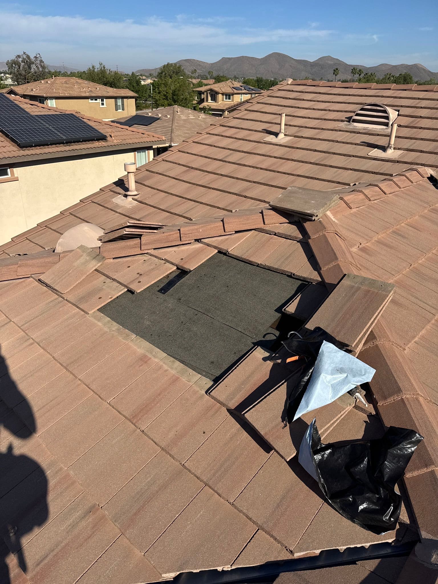 Gallery photos for Tile Roof Repair That Stopped a Leak Before It Got Worse: Image #4