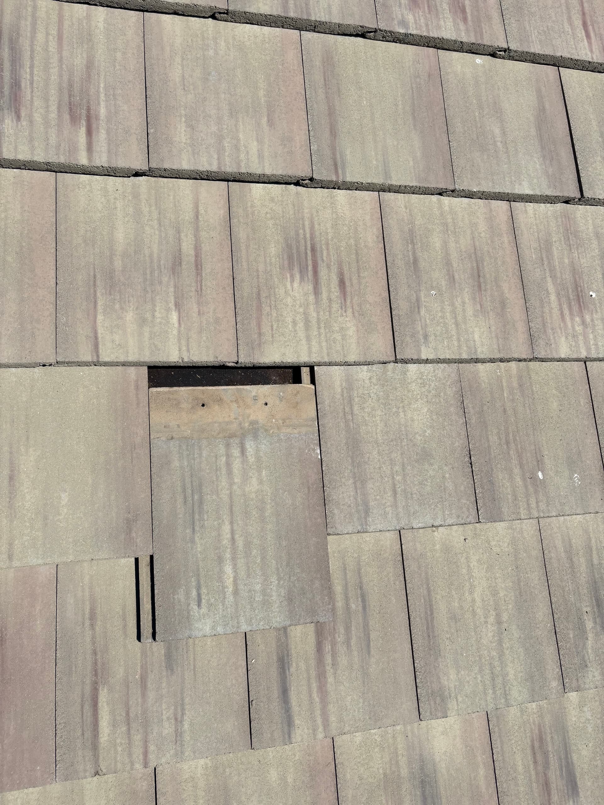 Cracked and Slipped Tile Roof Repair Done Right image