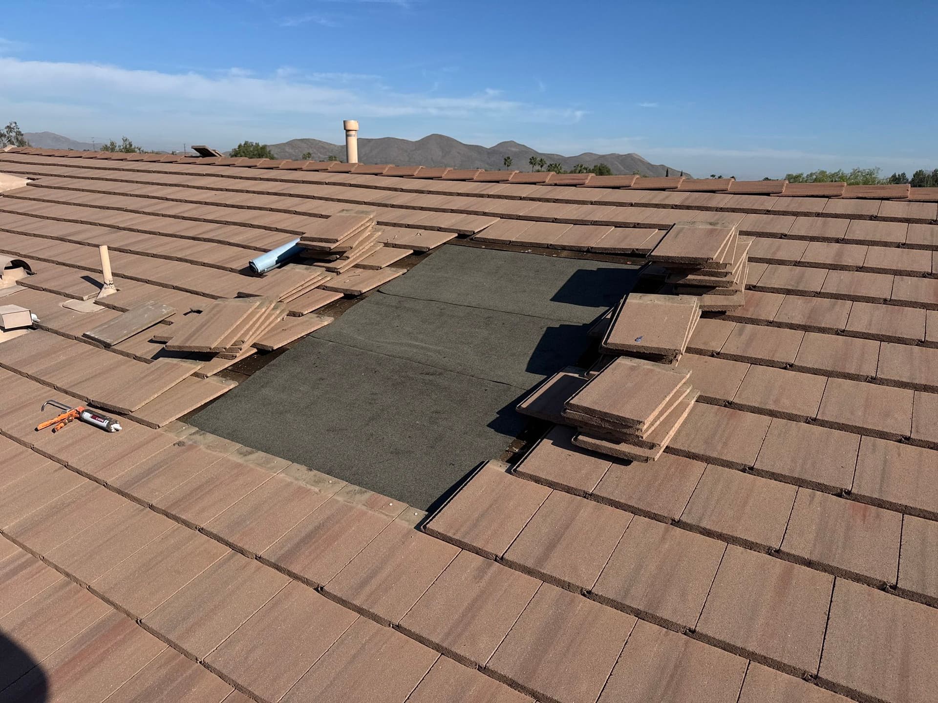 Gallery photos for Tile Roof Repair That Stopped a Leak Before It Got Worse: Image #1