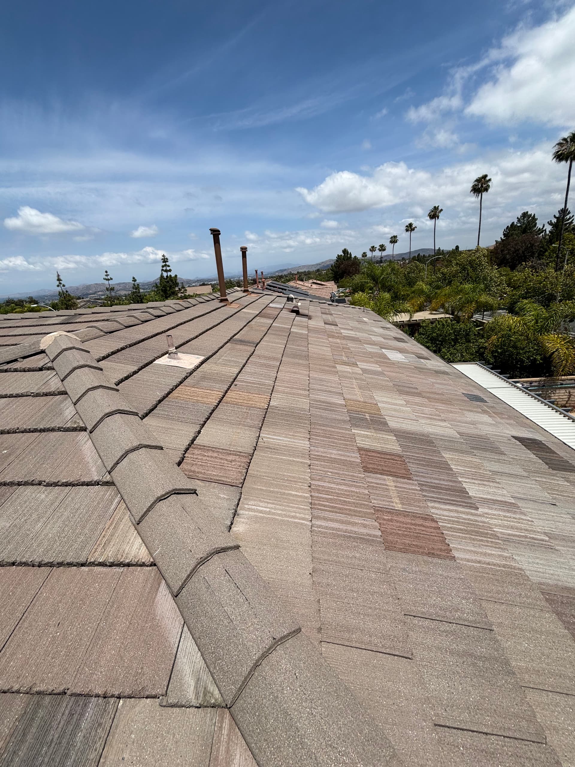 Gallery photos for 100 Broken Tiles Replaced on This Tile Roof Repair: Image #3